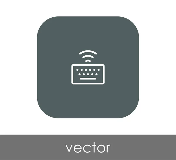 Illustration Vectorielle Icône Clavier — Image vectorielle