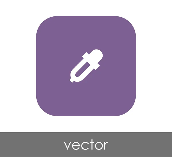 Pipette Symbol Vektor Illustration — Stockvektor