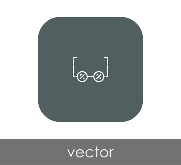 Brille Icon Vektor Illustration — Stockvektor