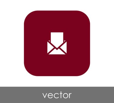 web tasarım ve uygulamalar için zarf simgesi