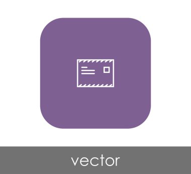 web tasarım ve uygulamalar için zarf simgesi