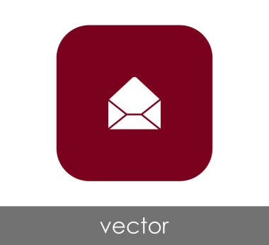 zarf simgesi, işaret, vektör çizim 