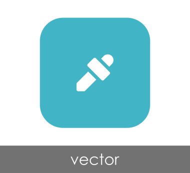 Bırakıcı simgesi vektör illüstrasyonu