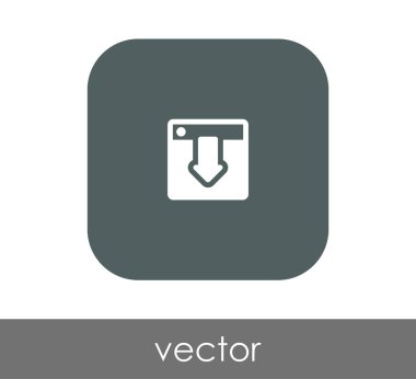 ok simgesinin vektör illüstrasyon tasarımı