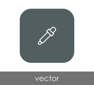 Bırakıcı simgesi vektör illüstrasyonu