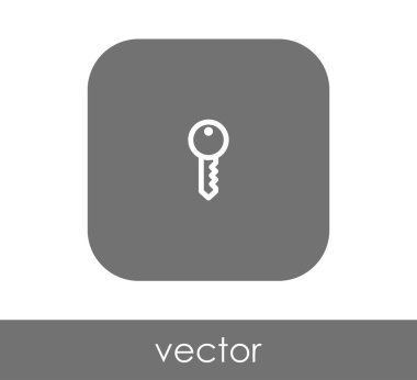 ev anahtar simgesi, vektör çizim