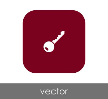 ev anahtar simgesi, vektör çizim