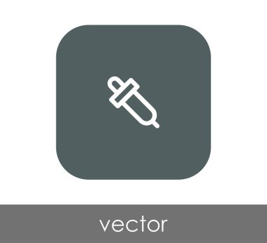 Bırakıcı simgesi vektör illüstrasyonu