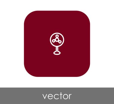 fan simge, sembol, vektör çizim 