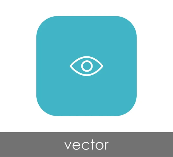 Icono Del Ojo Símbolo Ilustración Vectorial — Vector de stock