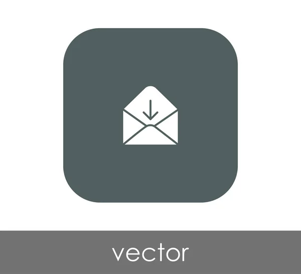 Umschlagsymbol Zeichen Vektorabbildung — Stockvektor