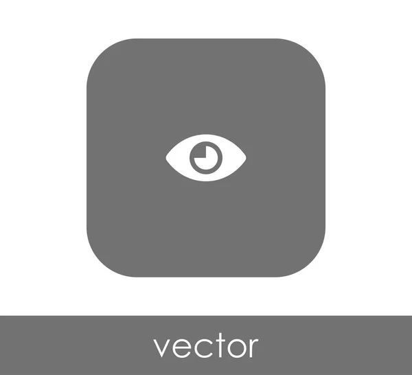 Icono Del Ojo Símbolo Ilustración Vectorial — Vector de stock