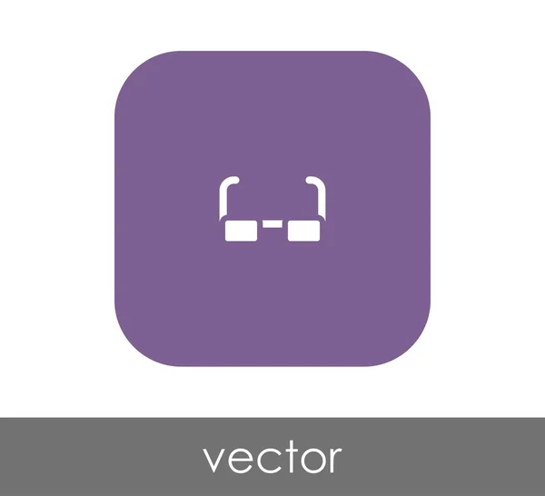 Brille Icon Vektor Illustration — Stockvektor