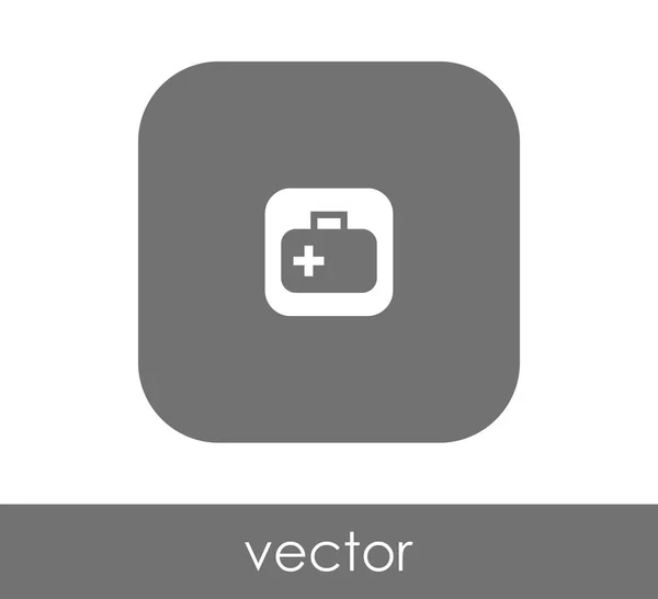 Førstehjælpskasse ikon – Stock-vektor