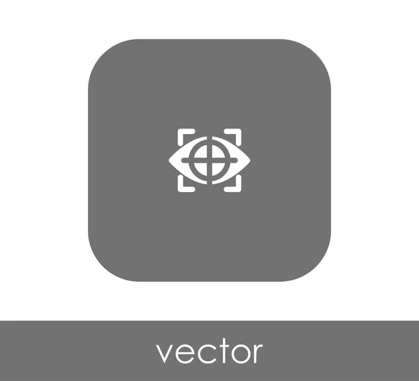 Øjenikon Symbol Vektorillustration – Stock-vektor