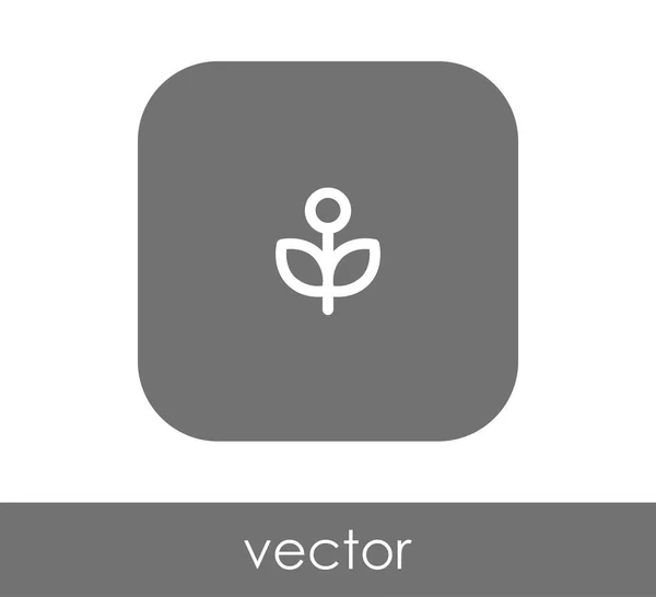 Blume Web-Symbol — Stockvektor