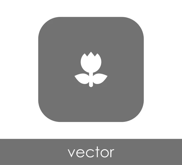 Blume Web-Symbol — Stockvektor