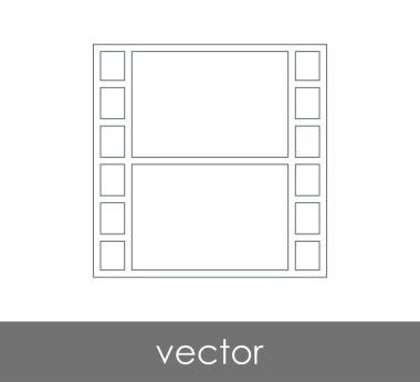 web tasarım ve uygulamalar için film simgesi