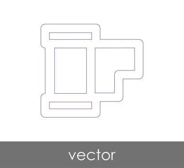 web tasarım ve uygulamalar için film simgesi