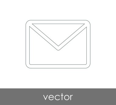 Vektör çizim, zarf simgesi, işareti  