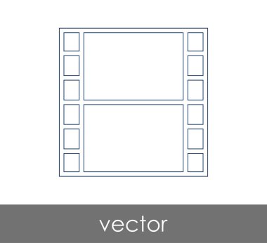 web tasarım ve uygulamalar için film simgesi