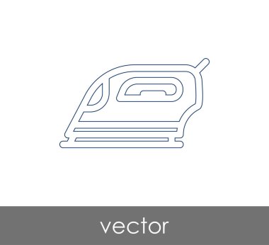 vektör çizim tasarım demir simgesinin