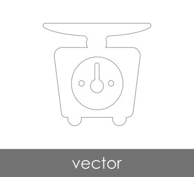 Gıda ölçek simgesi 