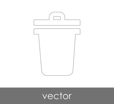 çöp kutusu simgesini