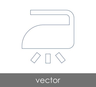 vektör çizim tasarım demir simgesinin