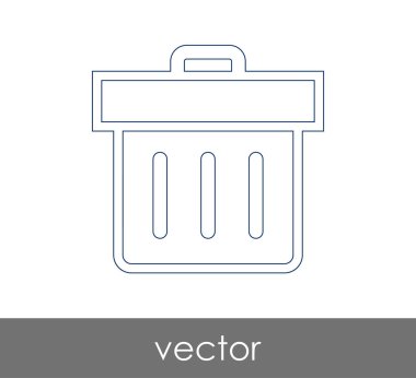 çöp kutusu simgesini