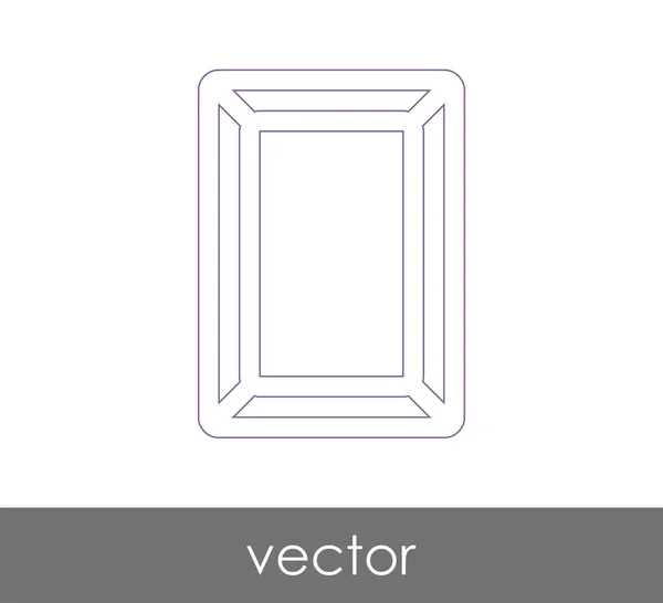 Icono Marco Para Diseño Web Aplicaciones — Vector de stock