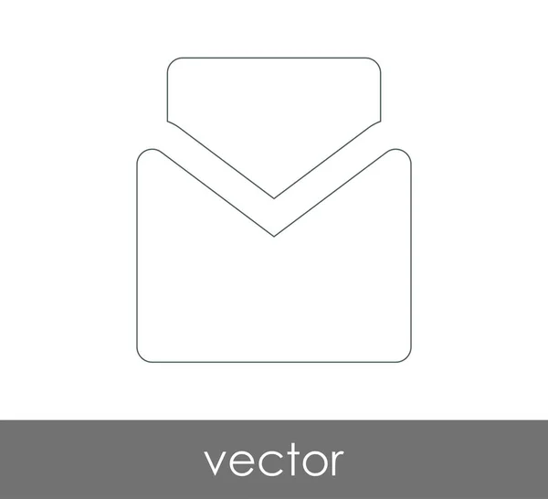 Vector Illustration Envelope Icon Sign — Stock Vector