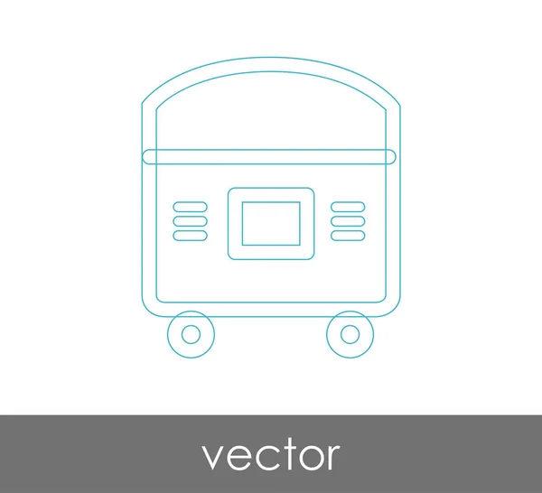 Ventilador Vector icono — Vector de stock