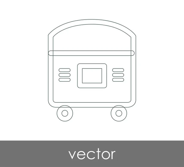 Ventilador Vector icono — Vector de stock