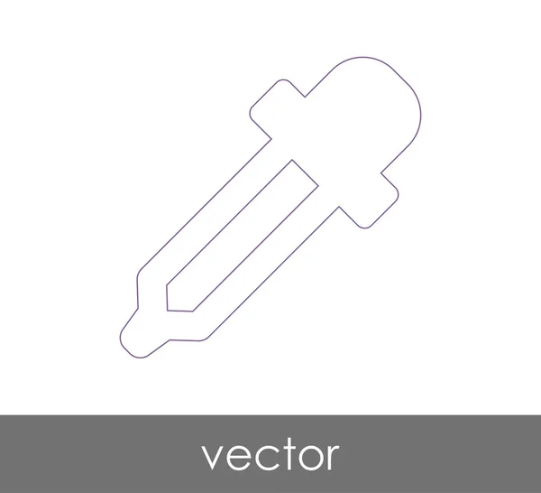 Dropper Medizinisches Symbol Vektorillustration — Stockvektor