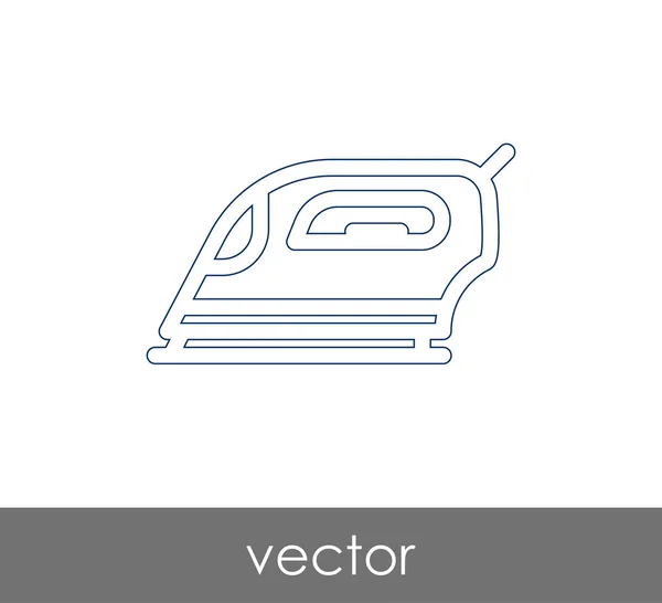 Vector Illustration Design Iron Icon — Stock Vector