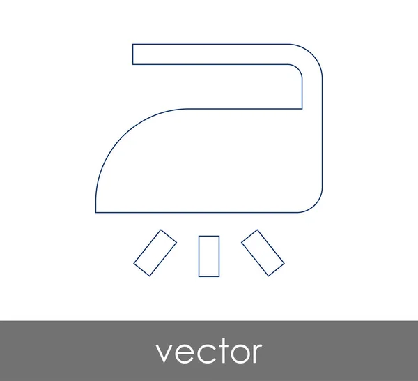 Vector Illustration Design Iron Icon — Stock Vector