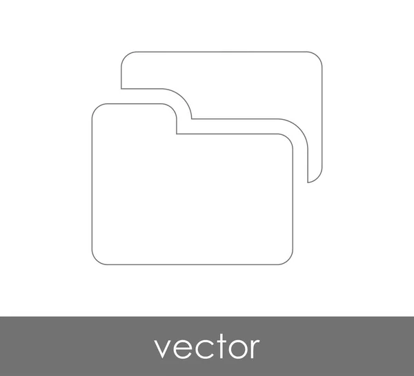 Folder icon — Stock Vector