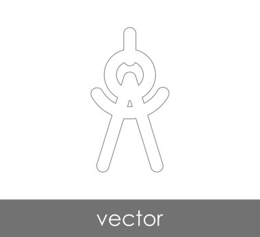 드로잉 나침반 아이콘