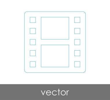 web tasarım ve uygulamalar için film simgesi