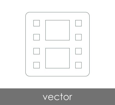 web tasarım ve uygulamalar için film simgesi