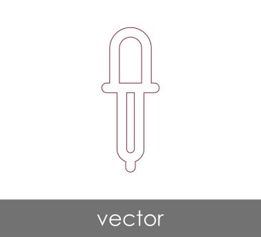 Damlalık tıbbi simge, vektör çizim