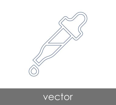 Damlalık tıbbi simge, vektör çizim