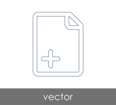 web tasarım ve uygulamalar için belge simgesi