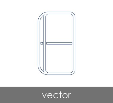 Silgi Kırtasiye Simge, vektör çizim