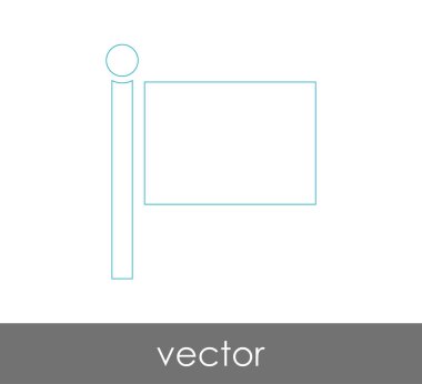 web tasarım ve uygulamalar için bayrak simgesi