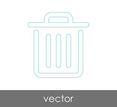 çöp kutusu simgesini