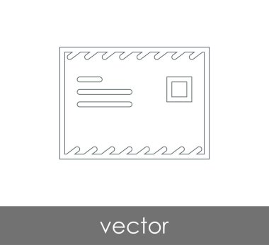 Vektör çizim, zarf simgesi, işareti  