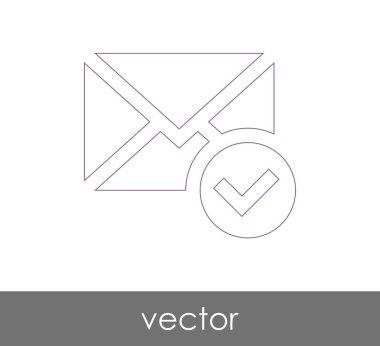 Okuma e-posta simgesi