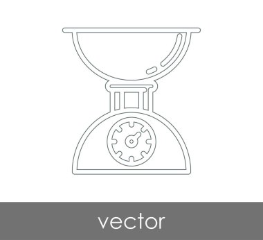 Gıda ölçek simgesi 